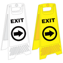 FS34 - Temporary Exit Right A-Frame Floor Stand