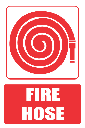 FB3E - Fire Hose Explanatory Safety Sign