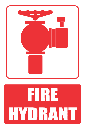 FB4E - Fire Hydrant Explanatory Safety Sign