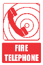 FB7E - Fire Telephone Explanatory Safety Sign