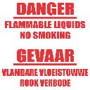 FR5 - Flammable Liquids Safety Sign