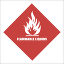 FR10 - Flammable Liquid Safety Sign