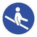 MA3 - Use Handrail Safety Sign