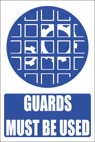 MA19E - Machine Guards Explanatory Safety Sign | Safety Signs & Equipment