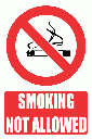 PV1E - No Smoking Explanatory Safety Sign