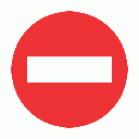 PV6 - No Entry Safety Sign