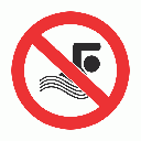 PV24N - No Swimming Safety Sign