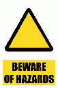 WW1E - General Hazard Explanatory Safety Sign