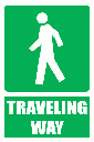GA8E - Traveling Way Explanatory Sign
