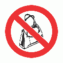 PV31N - No Handbags Safety Sign