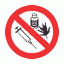 PV34 - No Drugs Safety Sign