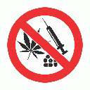 PV34N - No Drugs Safety Sign