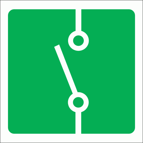 GA16 - Electric Isolator Switch Sign | Safety Signs & Equipment