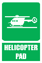 GA28E - Helicopter Pad Explanatory Sign