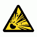 WW3 - Explosive Hazard Safety Sign