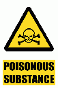 WW5E - Poisonous Substance Hazard Explanatory Safety Sign