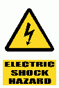 WW7E - Electric Shock Hazard Explanatory Safety Sign