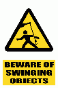 WW24E - Swinging Objects Explanatory Safety Sign