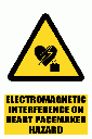 WW27E - Electromagnetic Interference On Pacemaker Explanatory Safety Sign