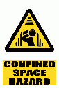 WW28E - Confined Space Hazard Explanatory Safety Sign