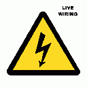 EL2 - Live Electrical Wiring Sign