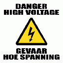 EL8 - High Voltage Electrical Sign