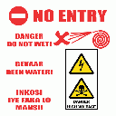 EL13 - Do Not Wet Sign