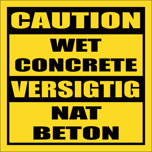 C7 Wet Concrete Sign Safety Signs & Equipment