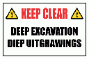 C10 - Deep Excavation Sign