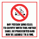 SM5 - No Smoking Fine Sign