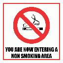 SM6 - Non Smoking Area Sign