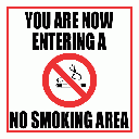SM10 - No Smoking Area Sign