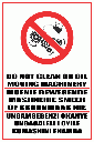 WF26 - Do Not Clean Sign