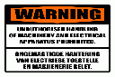 WF28 - Unauthorised Handling Sign