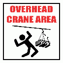 WF36 - Overhead Crane Area Sign