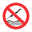 PR1 - No Diving Sign