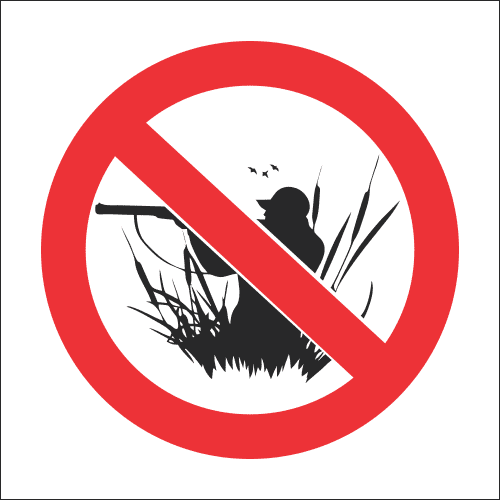 PR12 No Hunting Sign Safety Signs & Equipment