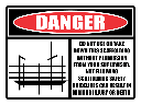 SC26 - Danger Without Permission Sign