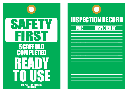 STS6 - Safety First Scaffold Completed Tag
