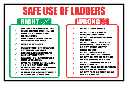 LD7 - Safe Use Ladders Sign