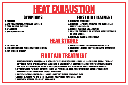 FA1 - Heat Exhaustion Sign