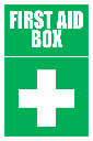 FA17 - First Aid Box Sign