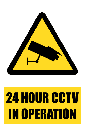 SE2 - 24 Hour CCTV Sign