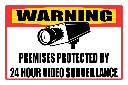 SE10 - Warning Premises Protected By Sign