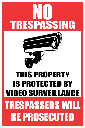 SE36 - No Trespassing Sign