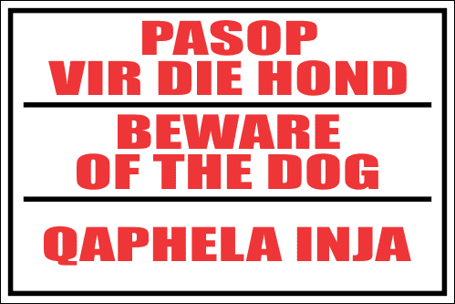 SE63 - Beware Of The Dog Sign | Safety Signs & Equipment
