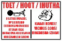 SE67 - Toet Hoot Ihutha Sign