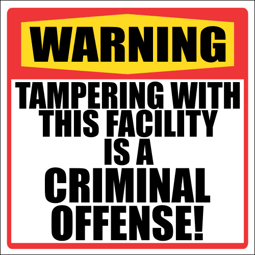 SE76 - Warning Criminal Offense Sign | Safety Signs & Equipment