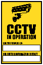 SE77 - CCTV In Operation Sign