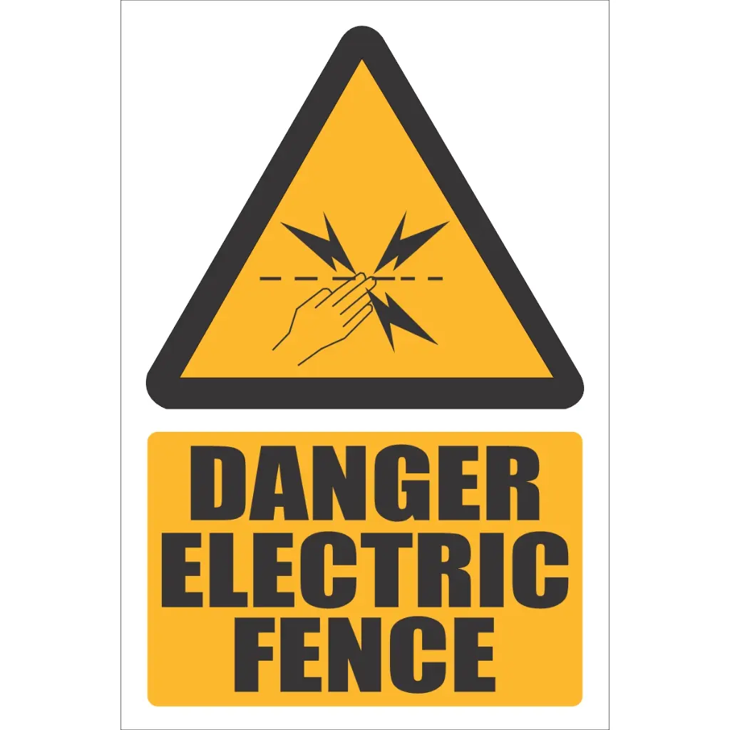 EL30 - Electric Fence Explanatory Safety Sign | Safety Signs & Equipment